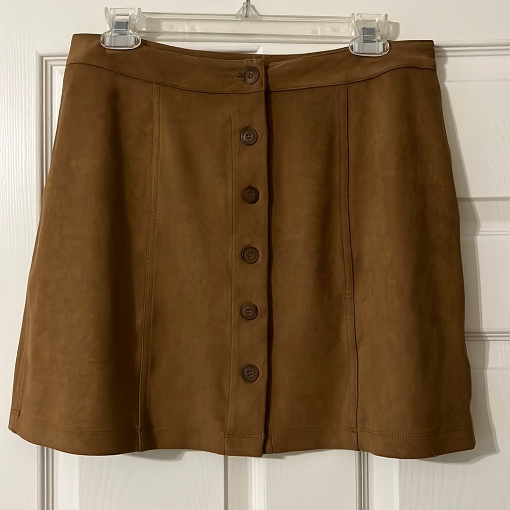 Suede WAYF skirt